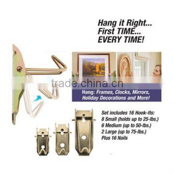 As Seen On TV Fast And Easy Hook Its Hanging System Magical Metal Wall Hook