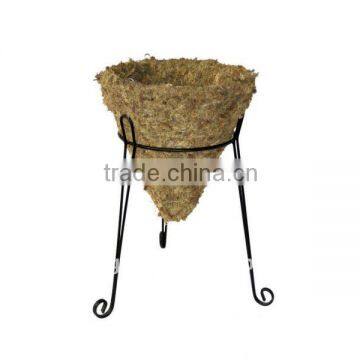 12" Cone Sphagnum Moss With Stand