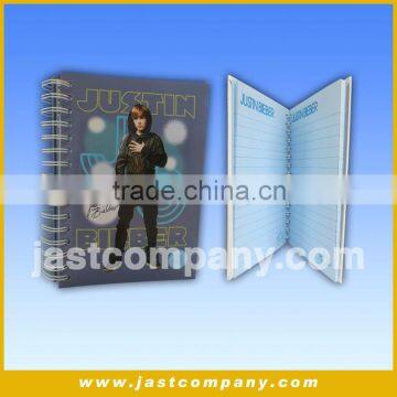 Justin Bieber Gift Diary, Customized Music and Light Notebooks, A5 Size Notebooks photo-3