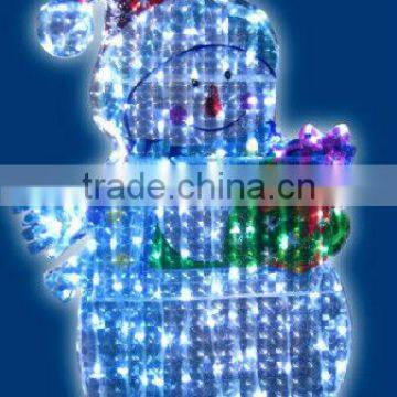 LED snowman christmas light