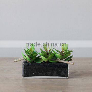 Artificial flower mini succulent plants bonsai for home decor