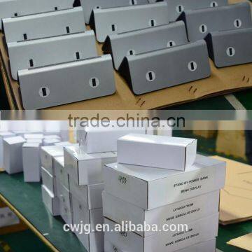 Best Quality Advertising Portable Mobile Power Bank 10000Mah Menu Holder Restaurant Power Bank Charger