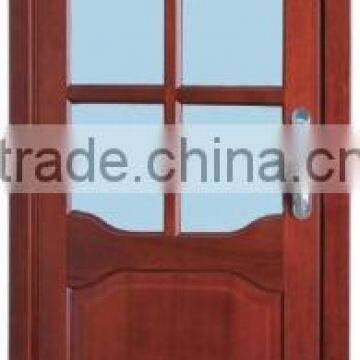 Solid Wood Glass Door