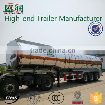 China supplier Shengrun carbon steel fuel tank truck trailer for sale