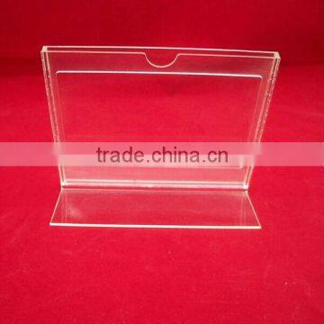 Table menu holder acrylic sign holder