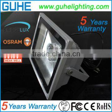 Taiwan MW driver 85-277VAC led flood light strobe 50W outdoor lighting 5 years warranty