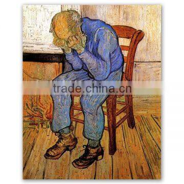 ROYI ART Van Gogh Oil Painting Handing on Wall Decor of Two Poplars on a Hill photo-5