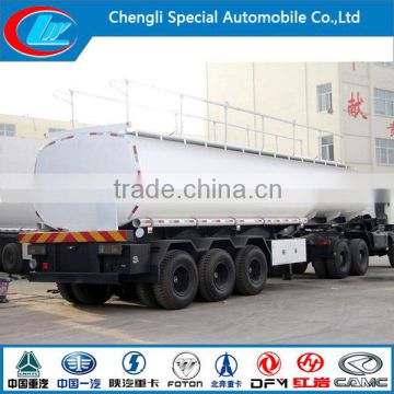 2015 Top Tri-Axle Oil Tanker Trailers With tool box heavy capacity fuel tank truck trailer for sale