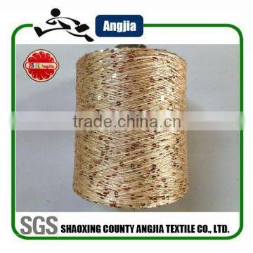 Stock sequin yarn/ Stock hand knitting yarn for Sweater scarf yarn machine
