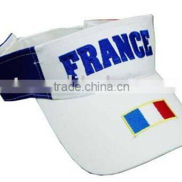 sun visor with logo