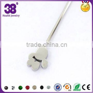 top newly design magnet 316L steel footprint design of water stir stick