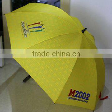 Single layer golf umbrella with manual open&close