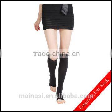 Knee High Open Toe Compression Sock