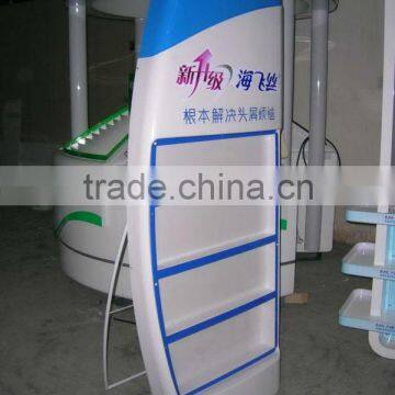 135special design thick vacuum formed plastic display product for shampoo.