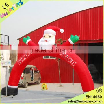 Alibaba cheapest Arch style inflatable santa claus