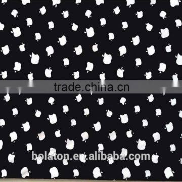 New Design Print Lovely Top Grade Apple Design Super Soft Velvet