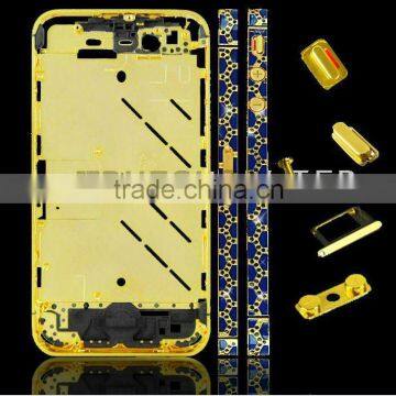 For iPhone 4S Black Diamond Middle Plate Faceplates Spiral Design