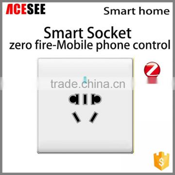 ACESEE New Product Wireless Remote Control Zigbee Smart Socket Zigbee Wall Socket