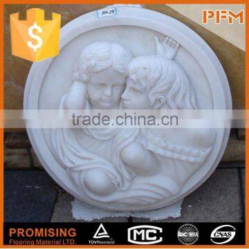 Villa indoor decoration sale yellow sandstone relief sculpture