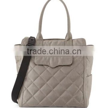 fashion Quilted Nylon baby diaper nappy bag