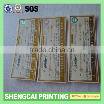 Wholesale custom paper coupon printing