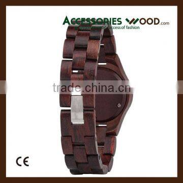 Customized Rose Wood Wooden Watch for Lady photo-3