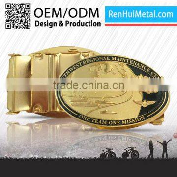 2016 China Modern souvenir metal belt buckles custom logo