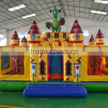 New Product Dragon Inflatable Amusement Park Inflatable Fun City Inflatable Playground For Kids