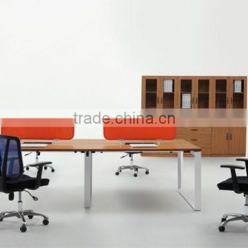 NDMJ203 HOT SALE modern design office workstation furniture with triangle steel legs