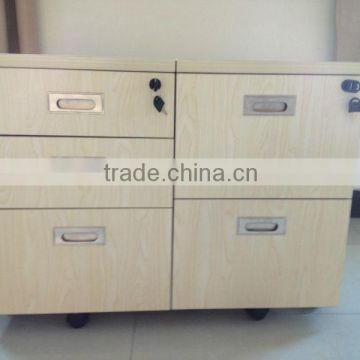 2012 Hot sale modern 2-3 drawers mobile steel cabinet with panel