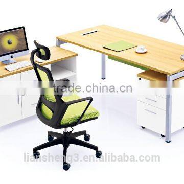 2016Comtemporary Office Furnitures L Sharp Staff Table Office Desk for Two People Made in Foshan photo-5