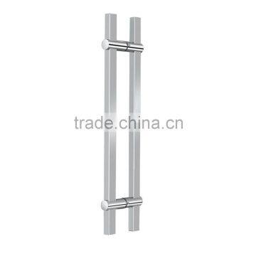 Stainless steel double side door pull handle with high quality for glass door