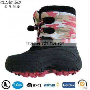 Fashion children cheap snow boots kids warm shoes