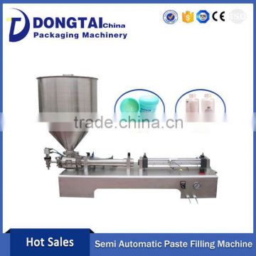 Semi Automatic Piston Type Cosmetic Paste Filling Machine