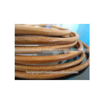 Round Leather Cord/genuine leather/wholesale price