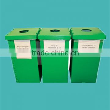 Corrugated Recycling Waste Receptacle