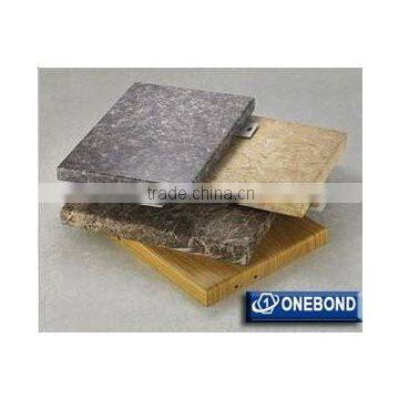 Stone aluminum panels for walls & floor/decorative wall panels/ PVDF PE