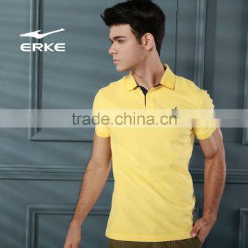 ERKE 2015 Classic Design Men's Polo T-shirt Lover's T-shirt Couple Style Cotton T-shirt for Men photo-4