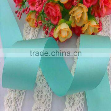 Wholesale 100% polyester solid color single face satin ribbon for hairbow handmade DIY accessory