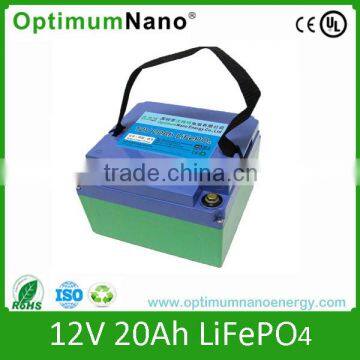 LiFePO4 Battery 12V 20Ah UPS Lithium battery