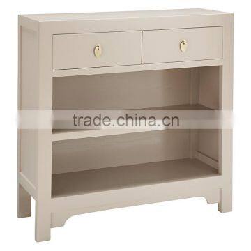 Antique Tall Wood Bookcase With 2 Door photo-2