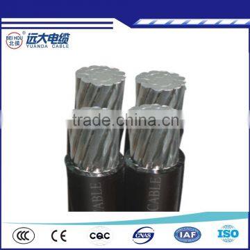 Low Voltage 25mm2 XLPE and PE Insulated AAC Conductor Overhead ABC Electric Cable