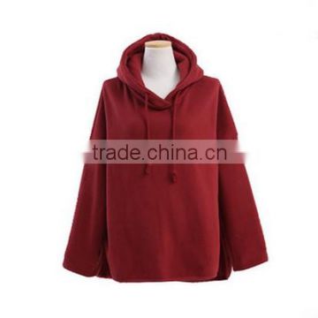 Whoelsale Promotional Women Plain Pullover Hooded Sweatshirt