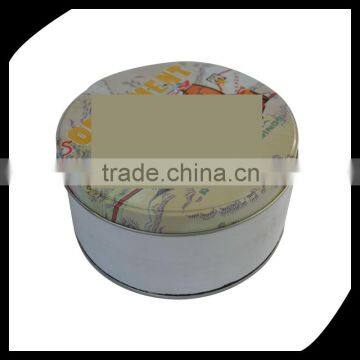 Round tin box/walmart round gift tin boxes