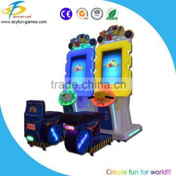 Newest game 2 player racing simulator Bulonb Racing kids coin operated game machine