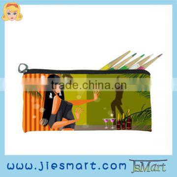 pencil bag sublimation printing MOQ free