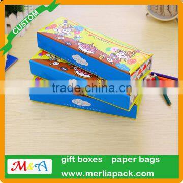 Office Organizer Storage Paper Box Fountain Pens Ballpoint Pencils Box Set 8.3 x 3.3 x 2.2 ''inch