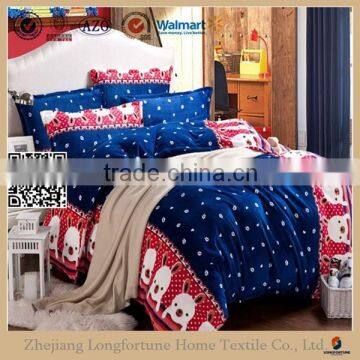 Manufactory walmart  china home textile luxury printed modern bed set