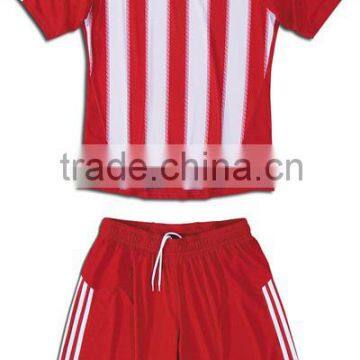 Red Color Soccer Men Uniforms