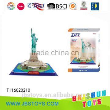 world famous building 3d puzzle Statue of Liberty